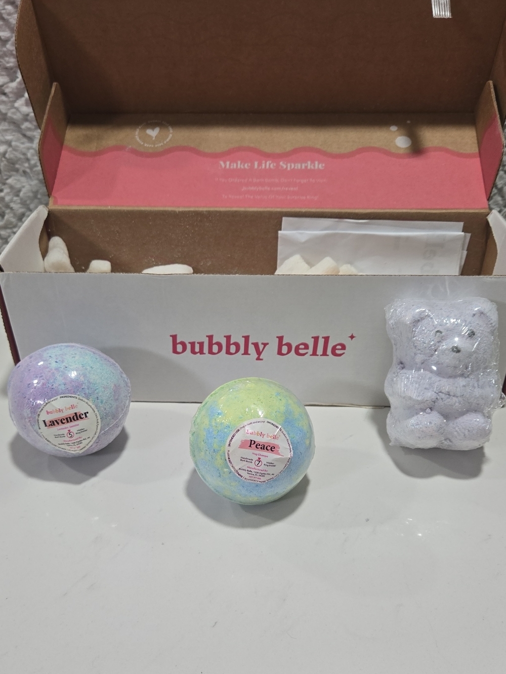 Pastel Multi Bath Bomb Set - Lavender & Peace